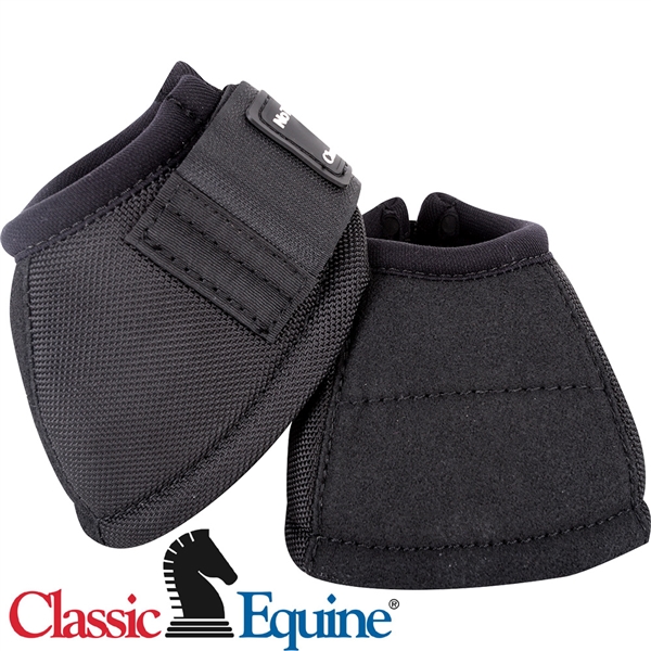 Classic Equine® No Turn XT™ Bell Boots-Black