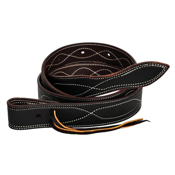 Ranchman's Premium Stitched Leather Latigo Tie Strap