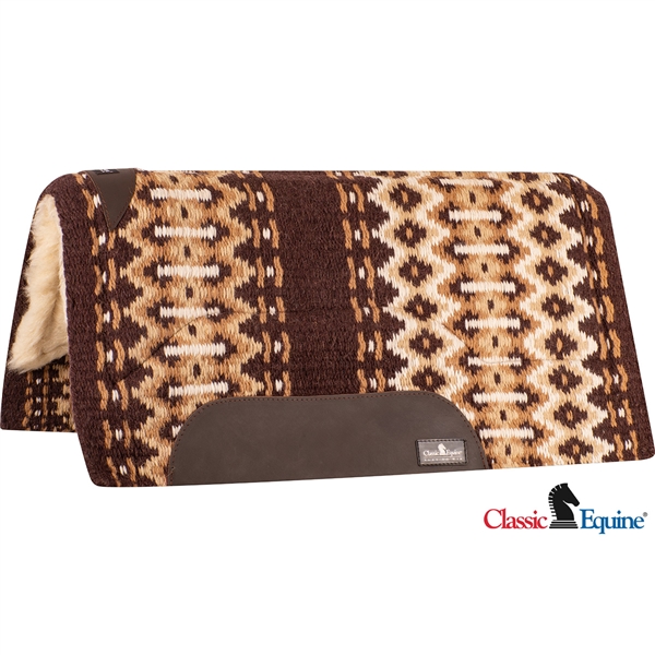 Classic Equine® Sensorflex® Saddle Pad 32" x 34" - Coffee & Cream