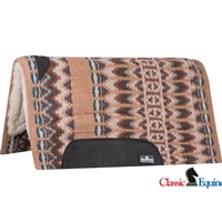 Classic Equine® Sensorflex® Saddle Pad 32" x 34" - Fawn & Peacock