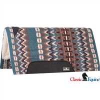 Classic Equine® Sensorflex® Saddle Pad 32" x 34" - Peacock & Cashmere
