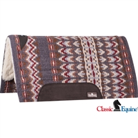 Classic Equine® Sensorflex® Saddle Pad 32" x 34" - Slate & Russet
