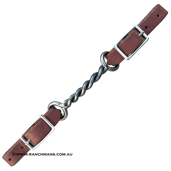 Ranchman's Twisted Steel Curb Strap