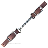 Ranchman's Slow Square Twist Steel Curb Strap