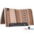 Classic Equine® Contoured Wool Top Saddle Pad 34" x 38" - Latte & Black