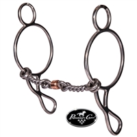 Professional's Choice® Twisted Wire Dog Bone Wonder Gag Snaffle