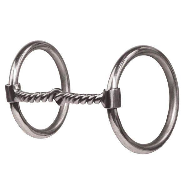 Professional's Choice® Twisted Wire O-Ring Snaffle