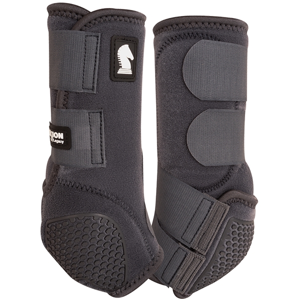 Classic Equine® Flexion by Legacy Protection Boots-Charcoal