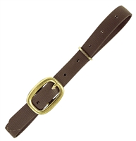 Ranchman's Brown 3/4" BioThane® Flank Cinch Connector Strap