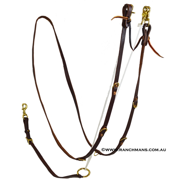 Ranchman's Roping Rein German Martingale