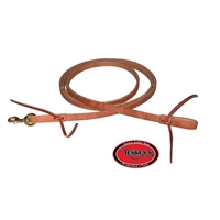 Teskey's 5/8" Hermann Oak Harness Leather Roping Rein