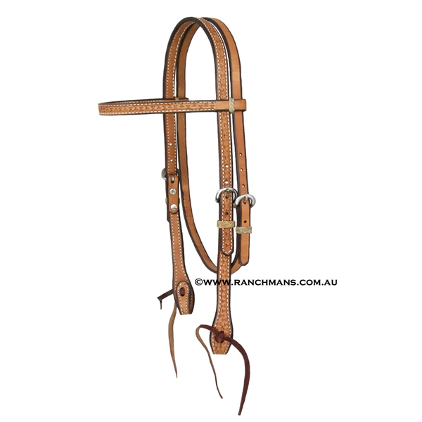 Ranchmans Running "W" Browband Headstall