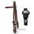 Ranchmans 3/4" Browband Headstall-Turquoise Thunderbird Buckle
