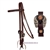 Ranchmans 3/4" Browband Headstall-Copper Clover Buckles