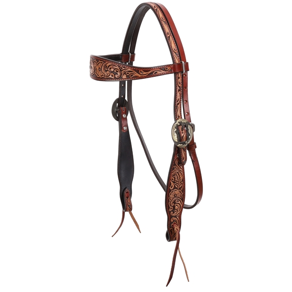Showman® Cedar Blossom Browband Headstall