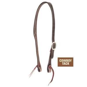 Cowboy Tack® 3/4" Coffee Split Ear Headstall