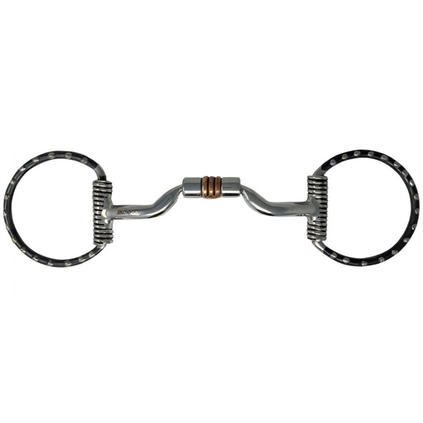 Showman® Low Port D-Ring Comfort Snaffle