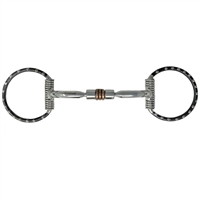 Showman® D-Ring Comfort Snaffle w/Copper Roller