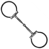 Showman® Antique Finish Dot Dee Snaffle