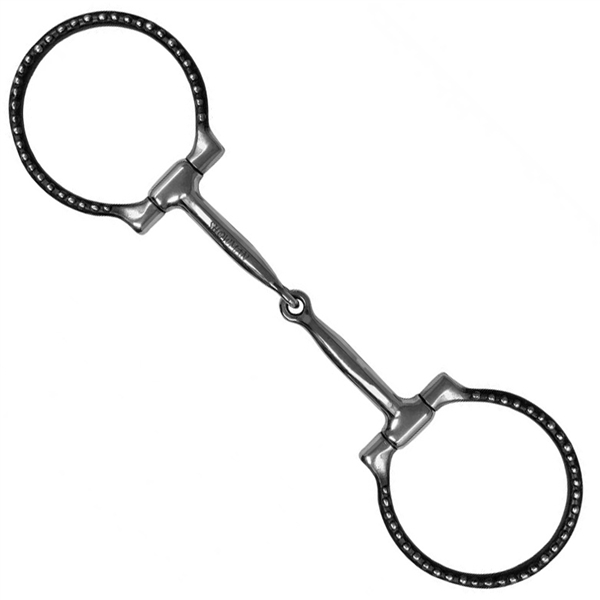 Showman® Antique Finish Dot Dee Snaffle
