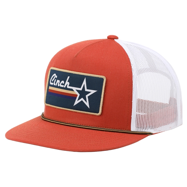 Cinch® Men's Logo 5-Panel Orange Cap