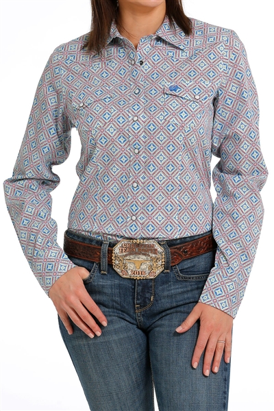 Cinch® Ladies Marble Snap Multi Print Shirt