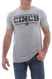 Mens Cinch® Heather Grey Tee