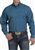 Mens Cinch® Teal & Navy Geo Print Longsleeve Shirt