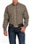 Mens Cinch® Brown/Green/Orange Plaid Shirt