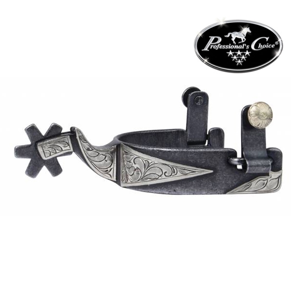 Professional's Choice ® Men's 6 Point Engraved Triangle Spurs
