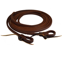 Ranchman's Extra Heavy D&S Harness Leather Split Reins