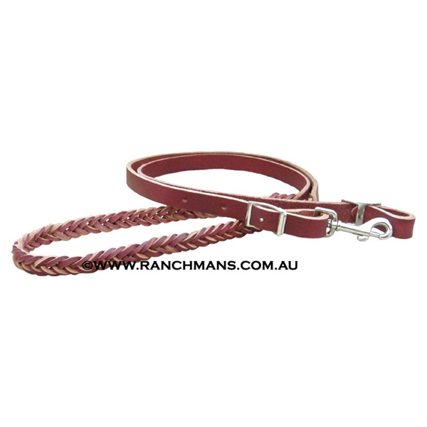 Ranchman's 5 Plait Leather Roping Reins