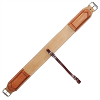 Ranchman's 3" Natural Leather Back Cinch-Shell Border