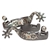 Ranchman's Men's Steel Floral Scroll Spurs