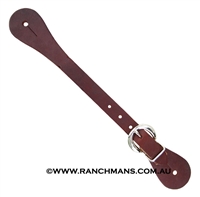 Ranchman's Mens Straight Latigo Spur Straps