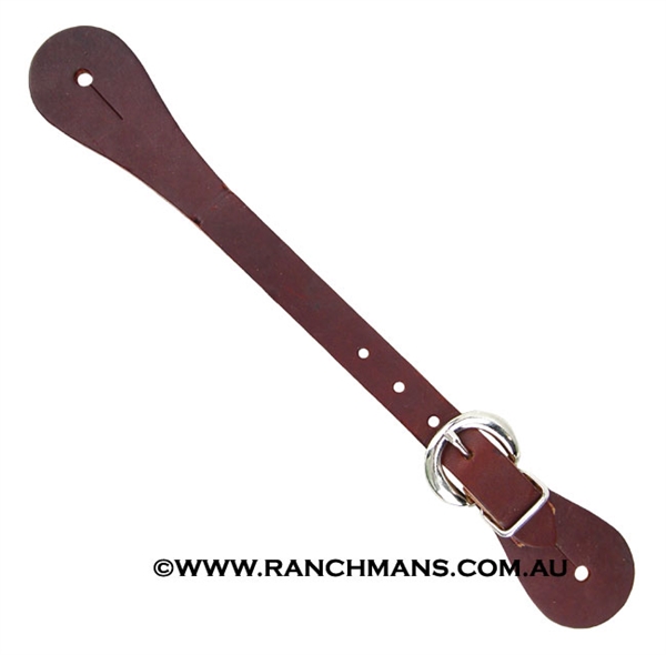 Ranchman's Mens Straight Latigo Spur Straps