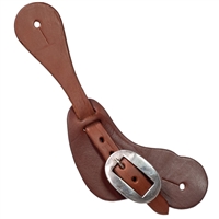 Ranchman's Ladies Slick Leather Buckaroo Spur Straps w/Cart Buckles