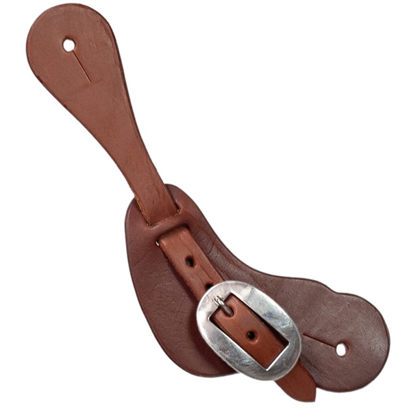 Ranchman's Ladies Slick Leather Buckaroo Spur Straps w/Cart Buckles