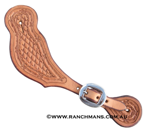 Ranchman's Men's Barb Wire Spur Straps