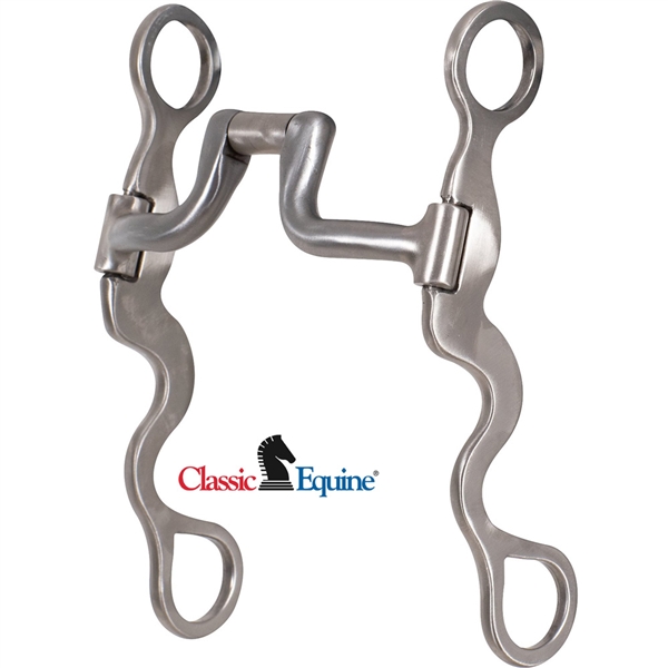 Classic Equine® Stainless Steel Square Hinge Port Bit