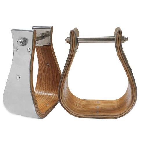 Ranchman's 3" Stainless Steel Buckaroo Stirrups