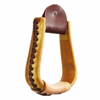 Ranchmans Rawhide Covered Pony Stirrups