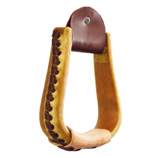 Ranchmans Rawhide Covered Pony Stirrups