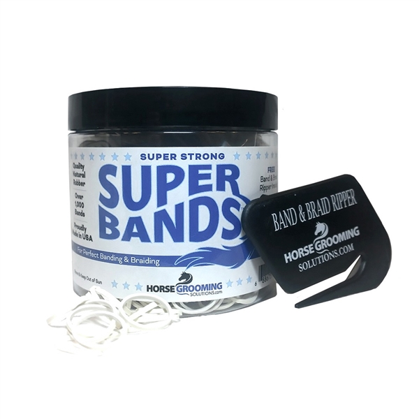 Healthy Hair Care Super Bands-White