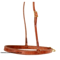 Ranchman's Harness Leather Tie Down Noseband