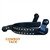 Cowboy Tack® Men's Black Satin Dot Roping Spurs