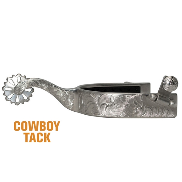 Cowboy Tack® Mens Anti-Slip Rubber Comfort Spurs