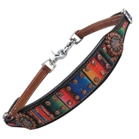 Showman® Serape Print Breast Collar Wither Strap