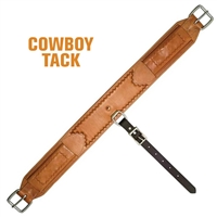 Cowboy Tack® 3-1/4" Golden Leather Back Cinch-Shell Border