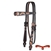 Circle Y of Yoakum® Sunflower Buckstitch Browband Headstall